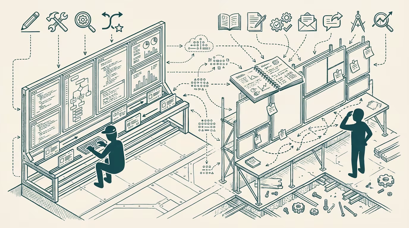 Gas Town landed for the developer. The operator's bench is still tmux and a notebook — by Thomas Jankowski, aided by AI