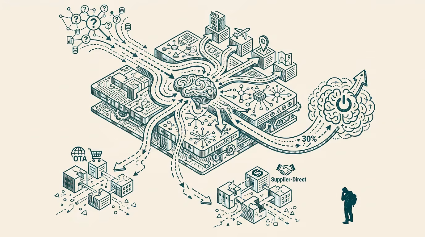 Google is eating the OTA's SEO floor. The defense playbook was written for a world that no longer exists — by Thomas Jankowski, aided by AI