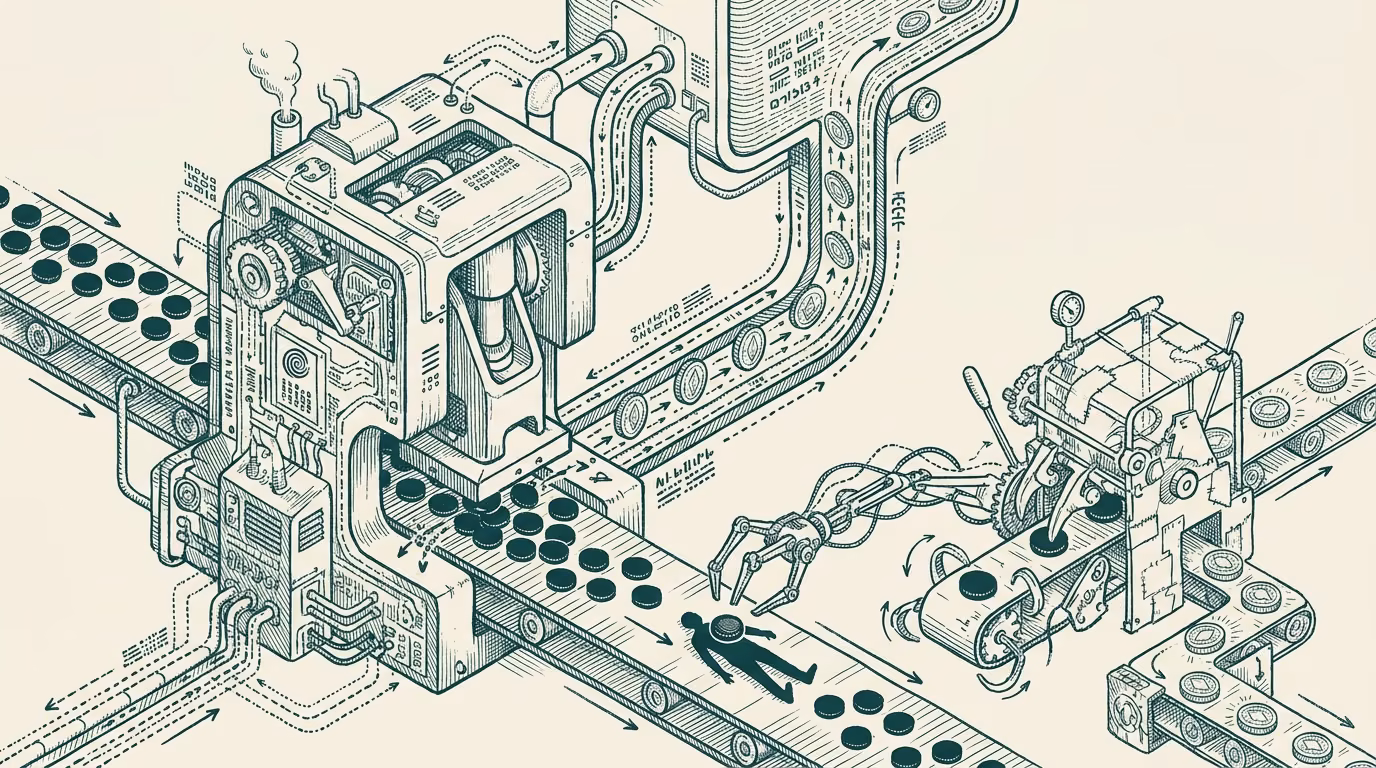 Now you can build an AI that monetizes human suffering. Or one that appeals it. Only in America — by Thomas Jankowski, aided by AI