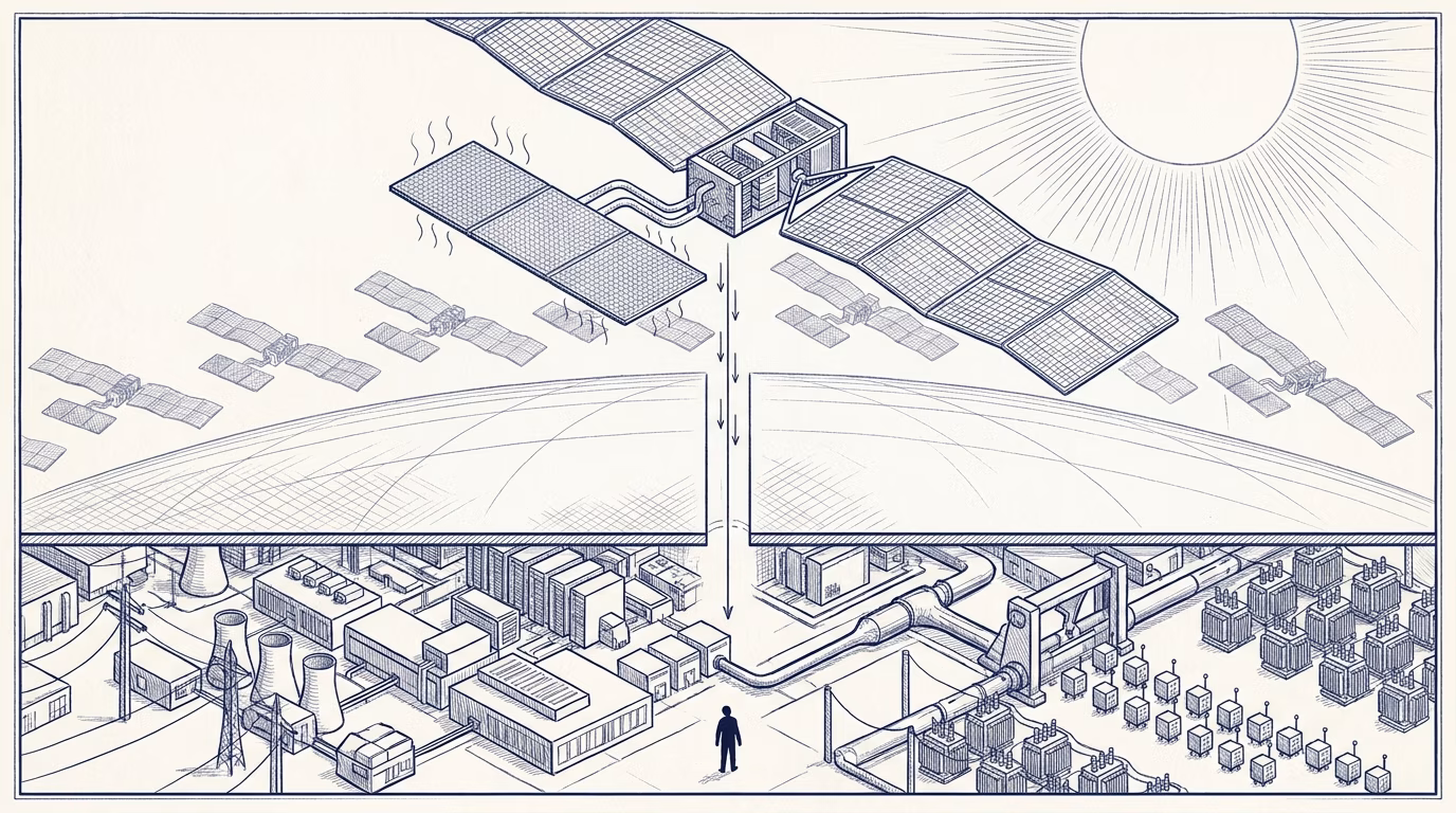 When the grid stops growing, the frontier leaves the planet — by Thomas Jankowski, aided by AI