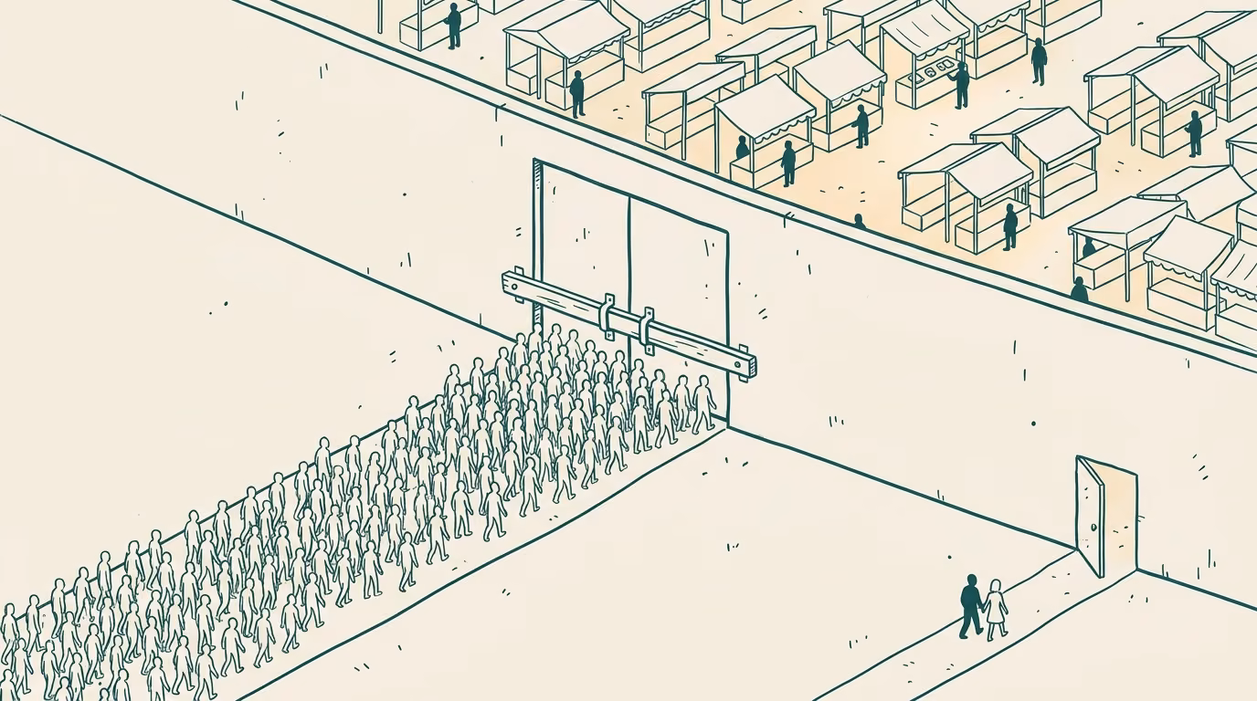 The first thing the mass agent hit was a locked door — by Thomas Jankowski, aided by AI