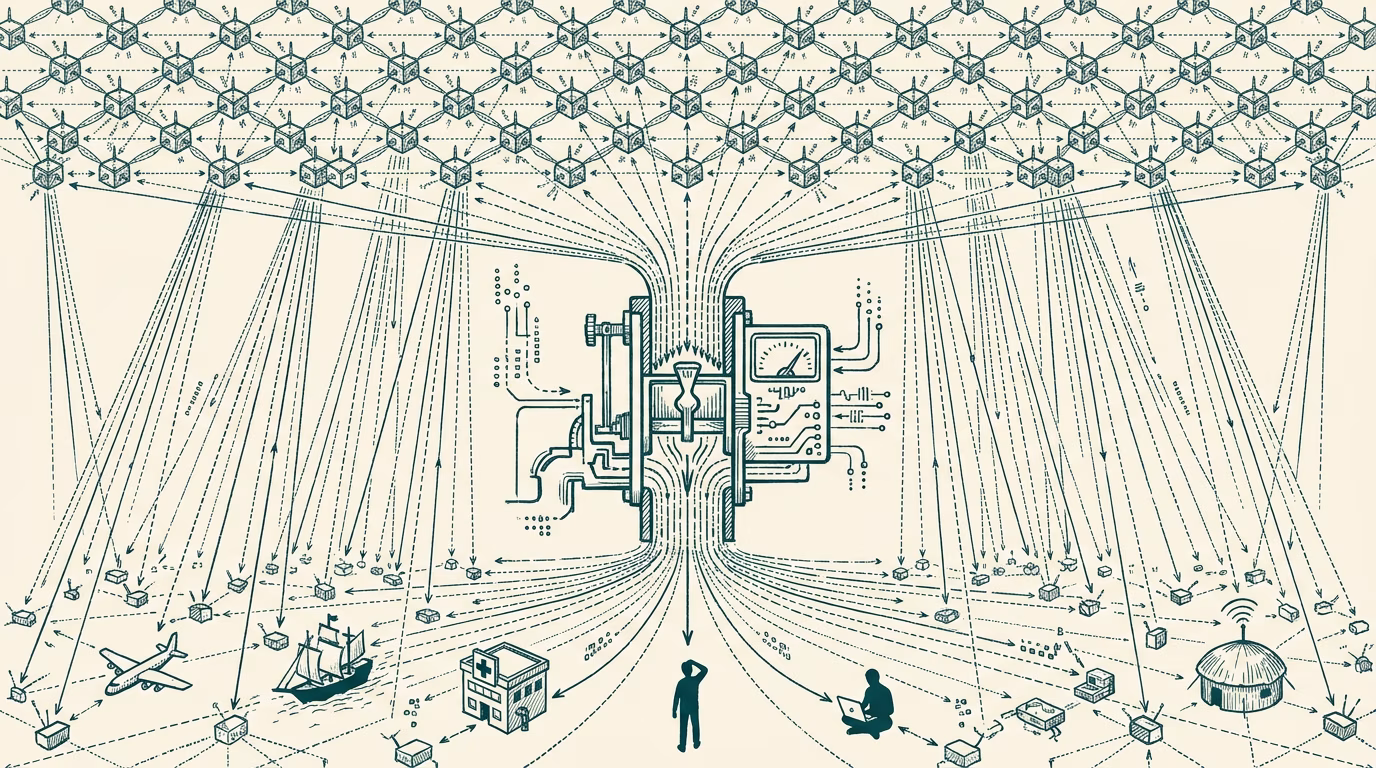 The whole planet is online now. One company owns the on-ramp — by Thomas Jankowski, aided by AI